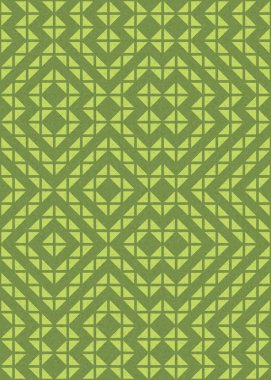 Soyut Geometrik Desen, hesaplama sanatı çizimi