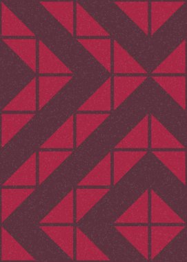 Soyut Geometrik Desen, hesaplama sanatı çizimi