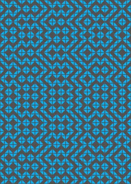 Soyut Geometrik Desen üretken hesaplama sanatı çizimi 