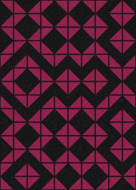 Soyut Geometrik Desen üretken hesaplama sanatı çizimi 