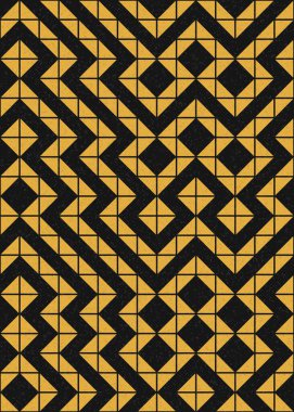 Soyut Geometrik Desen, hesaplama sanatı çizimi