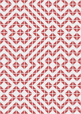 Soyut Geometrik Desen, hesaplama sanatı çizimi