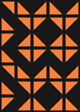 Soyut Geometrik Desen üretken hesaplama sanatı çizimi 