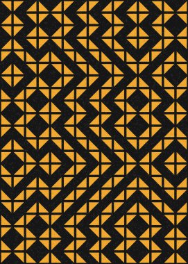 Soyut Geometrik Desen, hesaplama sanatı çizimi