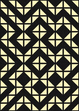 Soyut Geometrik Desen üretken hesaplama sanatı çizimi 