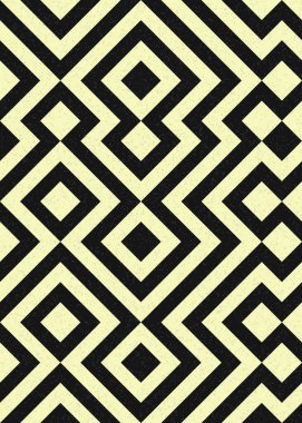 Soyut Geometrik Desen, hesaplama sanatı çizimi