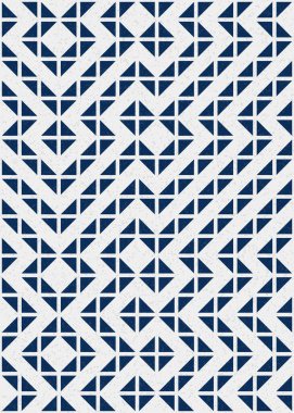 Soyut Geometrik Desen üretken hesaplama sanatı çizimi 