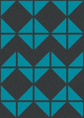 Soyut Geometrik Desen üretken hesaplama sanatı çizimi 