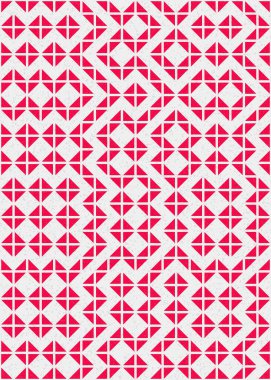 Soyut Geometrik Desen üretken hesaplama sanatı çizimi 