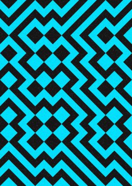 Soyut Geometrik Desen üretken hesaplama sanatı çizimi 