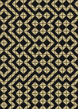 Soyut Geometrik Desen üretken hesaplama sanatı çizimi 