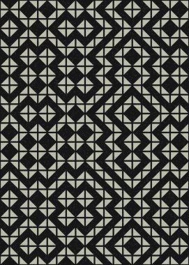 Soyut Geometrik Desen üretken hesaplama sanatı çizimi 