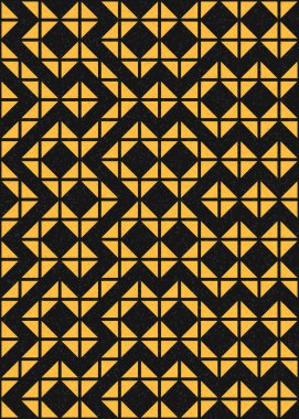 Soyut Geometrik Desen üretken hesaplama sanatı çizimi 