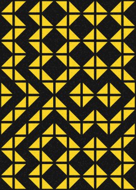 Soyut Geometrik Desen üretken hesaplama sanatı çizimi 