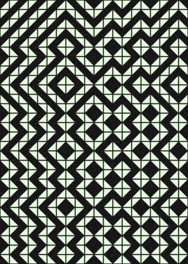 Soyut Geometrik Desen üretken hesaplama sanatı çizimi 