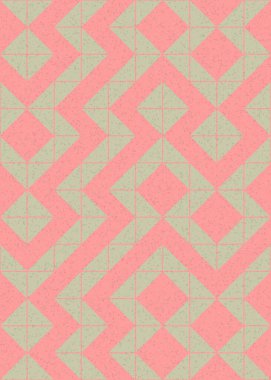 Soyut Geometrik Desen üretken hesaplama sanatı çizimi 