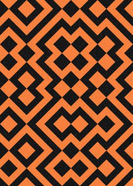 Soyut Geometrik Desen üretken hesaplama sanatı çizimi 