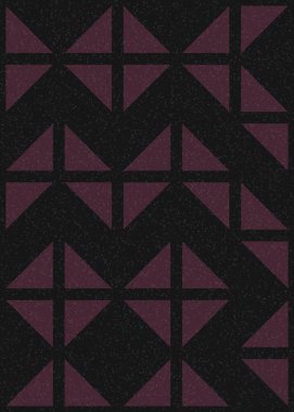 Soyut Geometrik Desen üretken hesaplama sanatı çizimi 