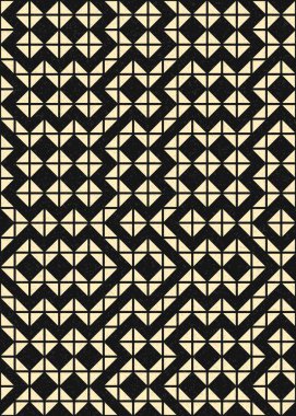 Soyut Geometrik Desen üretken hesaplama sanatı çizimi 