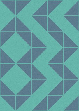 Soyut Geometrik Desen üretken hesaplama sanatı çizimi 