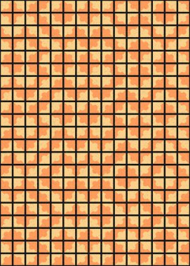 Soyut Geometrik Desen üretken hesaplama sanatı çizimi