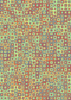 Soyut Geometrik Desen üretken hesaplama sanatı çizimi