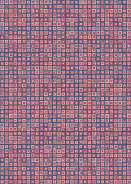 Soyut Geometrik Desen üretken hesaplama sanatı çizimi