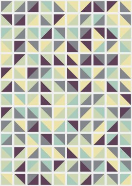 Soyut Geometrik Desen üretken hesaplama sanatı çizimi