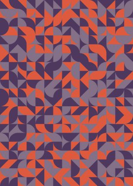 Soyut Geometrik Desen üretken hesaplama sanatı çizimi