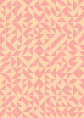 Soyut Geometrik Desen üretken hesaplama sanatı çizimi