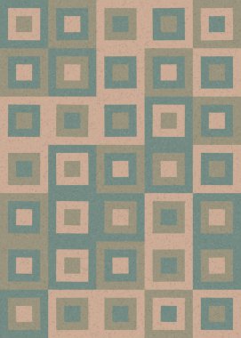 Soyut Geometrik Desen üretken hesaplama sanatı çizimi