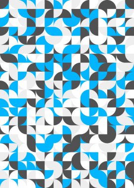 Soyut Geometrik Desen üretken hesaplama sanatı çizimi