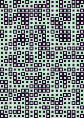 Soyut Geometrik Desen üretken hesaplama sanatı çizimi