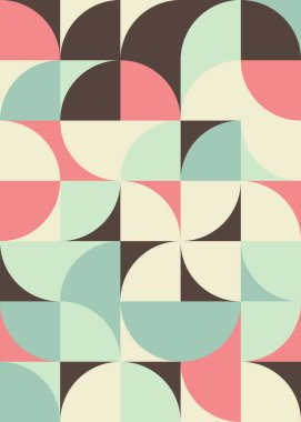 Soyut Geometrik Desen üretken hesaplama sanatı çizimi