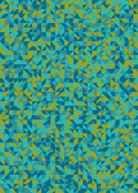 Soyut geometrik desen, üretken hesaplama sanatı