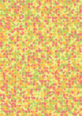 Soyut Geometrik Desen üretken hesaplama sanatı çizimi