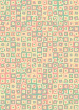 Soyut Geometrik Desen üretken hesaplama sanatı çizimi