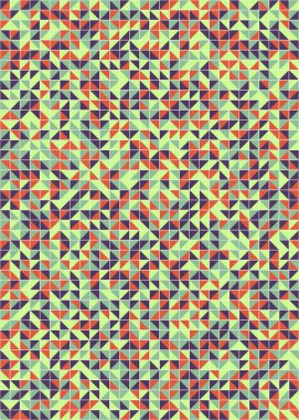 Soyut Geometrik Desen üretken hesaplama sanatı çizimi