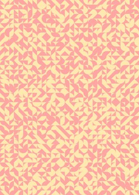 Soyut Geometrik Desen üretken hesaplama sanatı çizimi