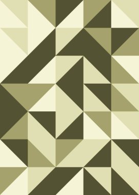 Soyut Geometrik Desen üretken hesaplama sanatı çizimi