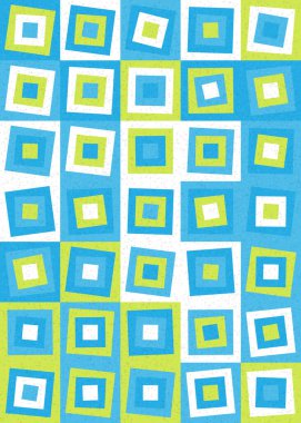 Soyut Geometrik Desen üretken hesaplama sanatı çizimi