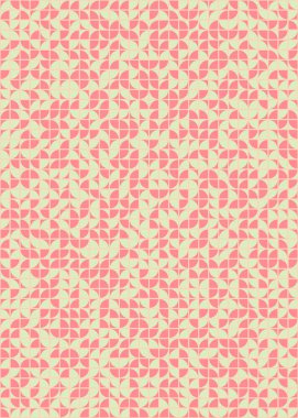 Soyut Geometrik Desen üretken hesaplama sanatı çizimi