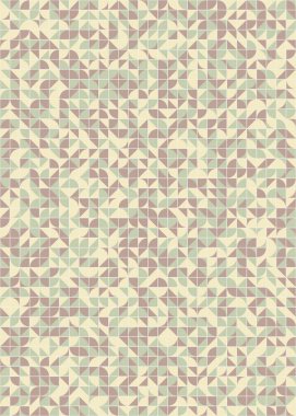 Soyut Geometrik Desen üretken hesaplama sanatı çizimi