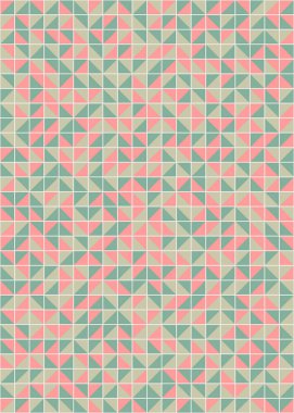 Soyut Geometrik Desen üretken hesaplama sanatı çizimi