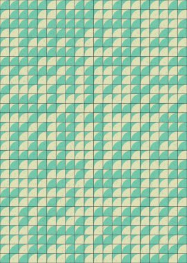 Soyut Geometrik Desen üretken hesaplama sanatı çizimi