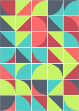 Soyut geometrik desen, üretken hesaplama sanatı