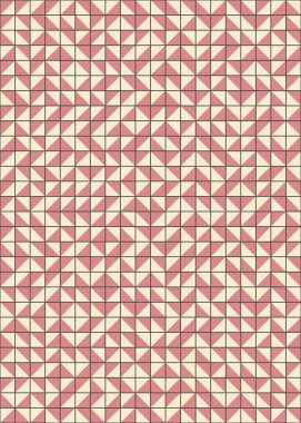 Soyut Geometrik Desen üretken hesaplama sanatı çizimi