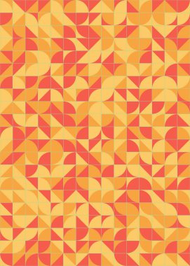 Soyut Geometrik Desen üretken hesaplama sanatı çizimi