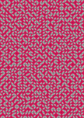 Soyut Geometrik Desen üretken hesaplama sanatı çizimi