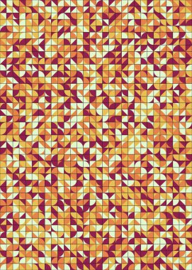 Soyut Geometrik Desen üretken hesaplama sanatı çizimi